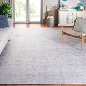 Safavieh Tucson Elegant Traditional Area Rug - Machine Washable, Slip Resistant, Durable Soft Polyester Design Beige ,Beige Polyester Pile Tsn199b-4sq