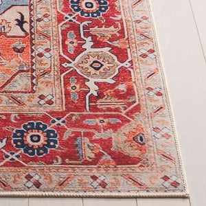 Safavieh Tucson 201b Beige / Rust Beige ,Rust Polyester Pile Tsn201b-6r