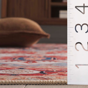 Safavieh Tucson 201b Beige / Rust Beige ,Rust Polyester Pile Tsn201b-6r