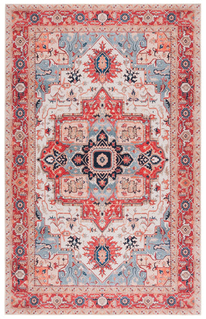 Safavieh Tucson 201b Beige / Rust Beige ,Rust Polyester Pile Tsn201b-6r