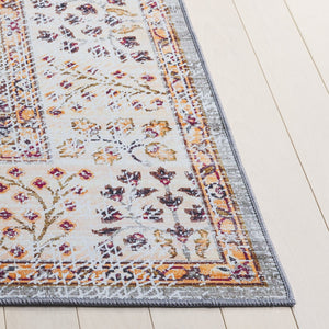 Safavieh Tucson Traditional Area Rug - Soft, Durable, Machine Washable & Slip Resistant For Easy Care Grey Green ,Beige Polyester Pile Tsn204f-5
