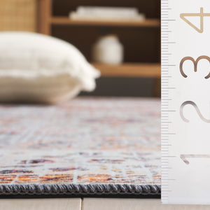 Safavieh Tucson Traditional Area Rug - Soft, Durable, Machine Washable & Slip Resistant For Easy Care Grey Green ,Beige Polyester Pile Tsn204f-5