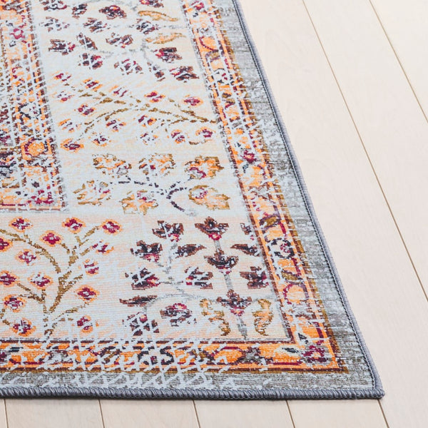 Safavieh Tucson Area Rug - Elegant Green-grey And Beige Design, Machine Washable, Slip Resistant For Safety Grey Green ,Beige Polyester Pile Tsn204f-6