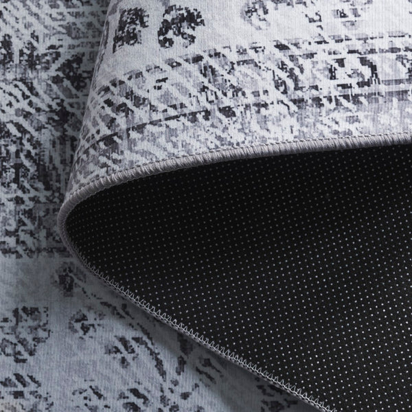 Safavieh Tucson Area Rug - Elegant Green-grey And Beige Design, Machine Washable, Slip Resistant For Safety Dark Grey ,Light Grey Polyester Pile Tsn204g-6