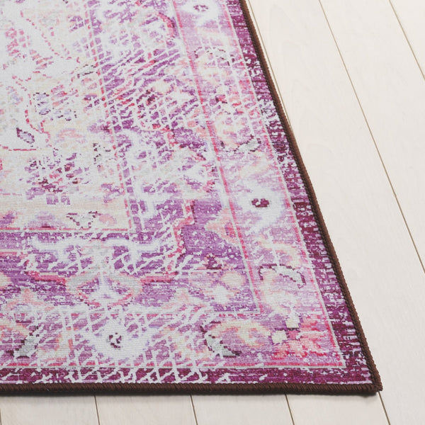 Safavieh Tucson Area Rug - Power Loomed Comfort With Slip Resistance & Washable Durability For Modern Homes Fuchsia ,Purple Polyester Pile Tsn206p-5