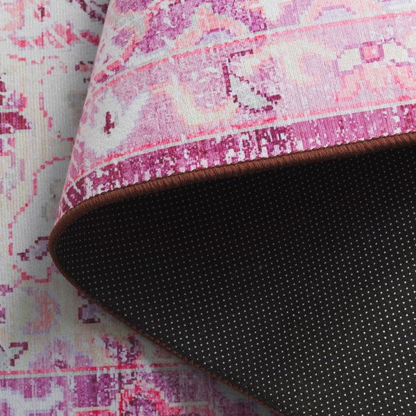 Safavieh Tucson Luxurious Machine Washable Area Rug - Elegant Slip-resistant Design For Timeless Style Fuchsia ,Purple Polyester Pile Tsn206p-6