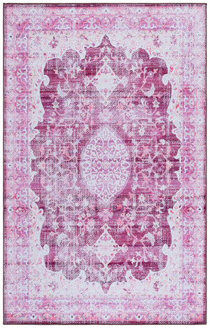 Safavieh Tucson Luxurious Machine Washable Area Rug - Elegant Slip-resistant Design For Timeless Style Fuchsia ,Purple Polyester Pile Tsn206p-6