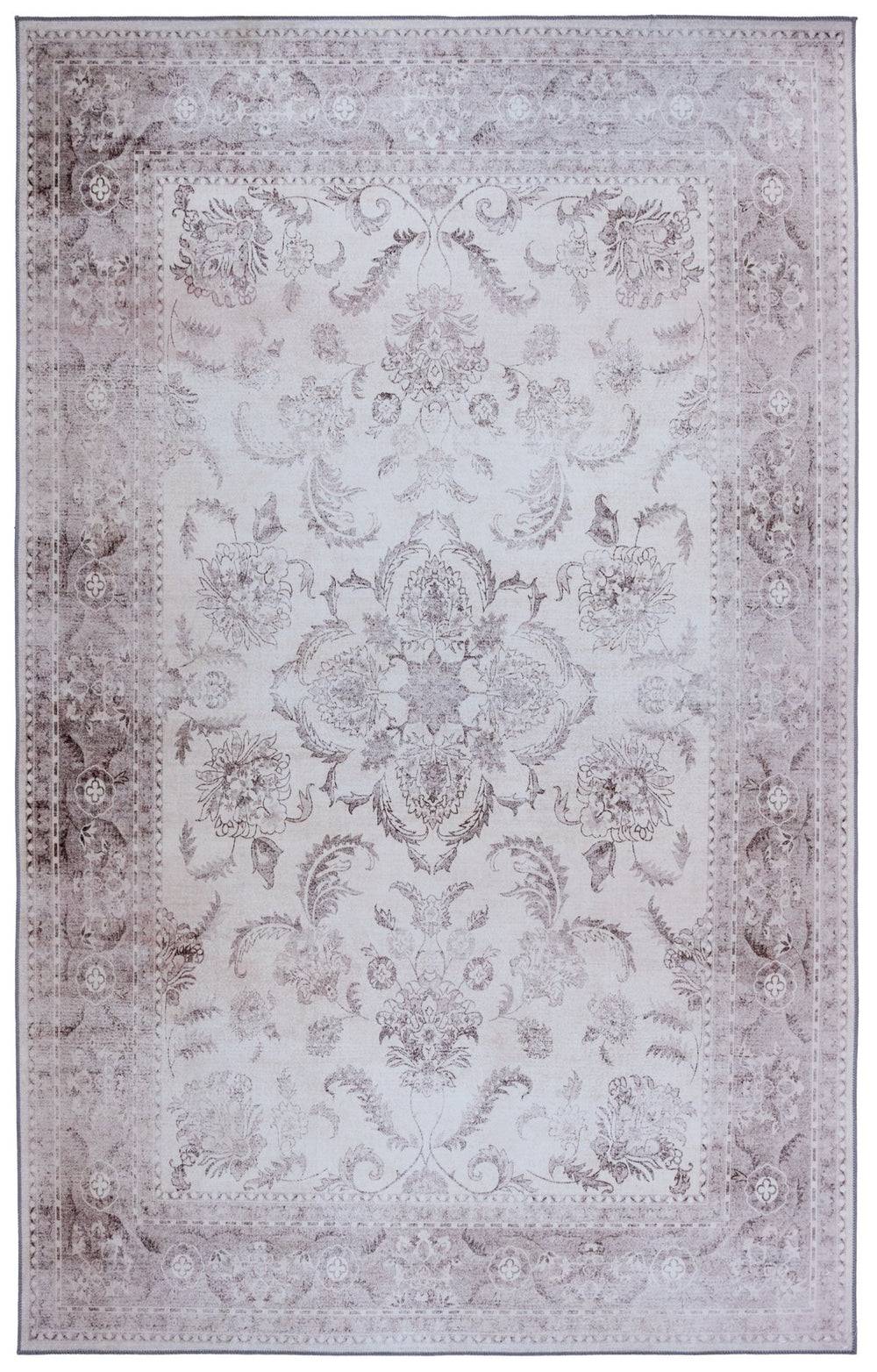 Safavieh Tucson 219b Beige Area Rug - Elegant 5x8 Rectangular Design, Durable, Washable & Slip-resistant! Beige Polyester Tsn219b-5