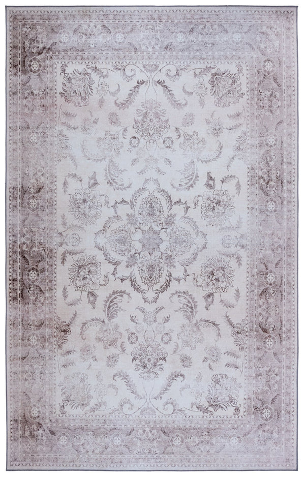 Safavieh Tucson 219b Beige Area Rug - Elegant 5x8 Rectangular Design, Durable, Washable & Slip-resistant! Beige Polyester Tsn219b-5