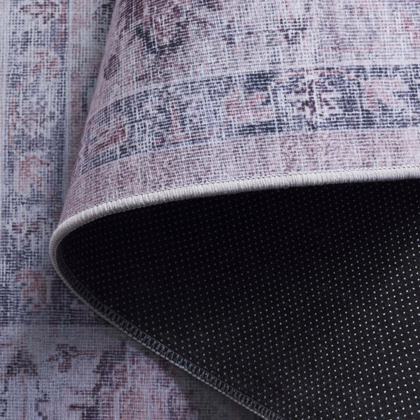 Safavieh Tucson Area Rug - Elegant Power Loomed Design With Timeless Appeal For Stylish Home Décor Grey ,Light Fuchsia Polyester Pile Tsn230f-8