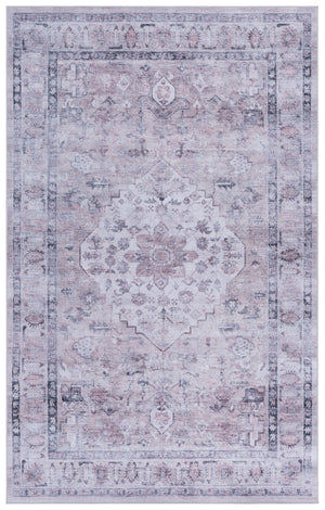 Safavieh Tucson Area Rug - Elegant Power Loomed Design With Timeless Appeal For Stylish Home Décor Grey ,Light Fuchsia Polyester Pile Tsn230f-8