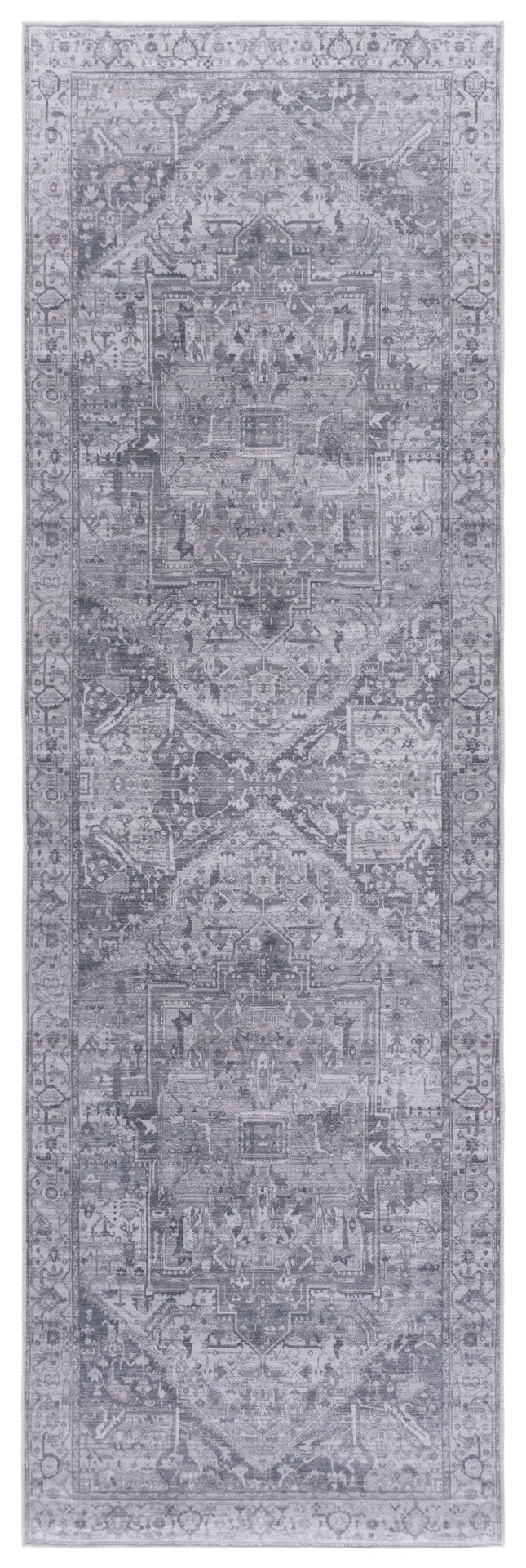 Safavieh Tucson Area Rug - Elegant Power Loomed Design For Timeless Charm And Comfort In Any Living Space Grey ,Light Grey Polyester Pile Tsn232f-4