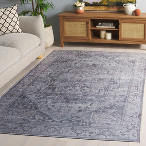 Safavieh Tucson Area Rug - Elegant Power Loomed Design For Timeless Charm And Comfort In Any Living Space Grey ,Light Grey Polyester Pile Tsn232f-4