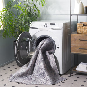 Safavieh Tucson Area Rug - Elegant Power Loomed Design For Timeless Charm And Comfort In Any Living Space Grey ,Light Grey Polyester Pile Tsn232f-4