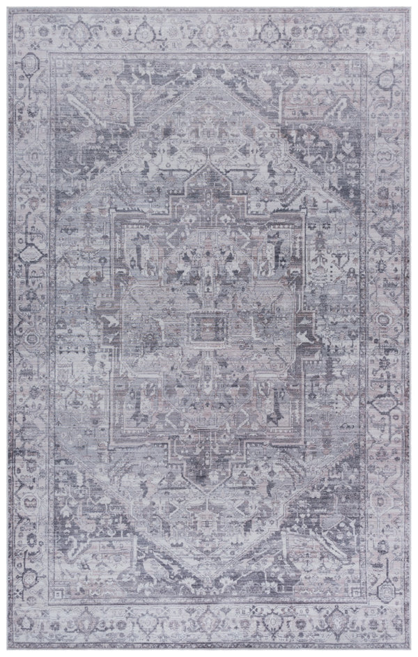 Safavieh Tucson Area Rug - Elegant Power Loomed Design For Timeless Charm And Comfort In Any Living Space Grey ,Light Grey Polyester Pile Tsn232f-4