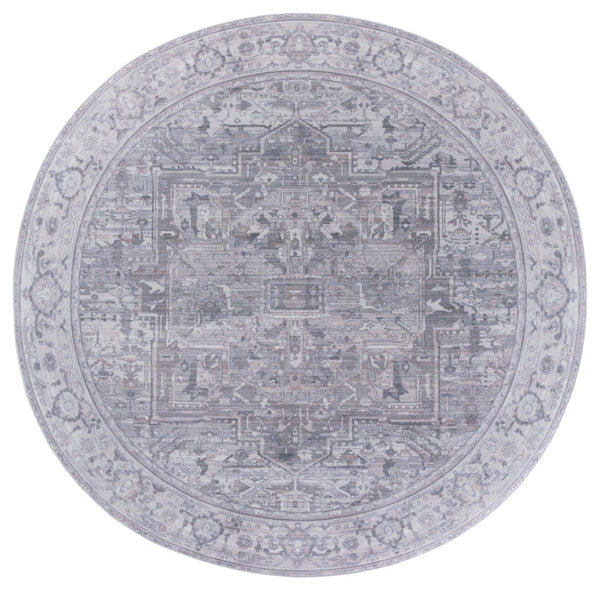 Safavieh Tucson Area Rug - Elegant Power Loomed Design For Timeless Charm And Comfort In Any Living Space Grey ,Light Grey Polyester Pile Tsn232f-4