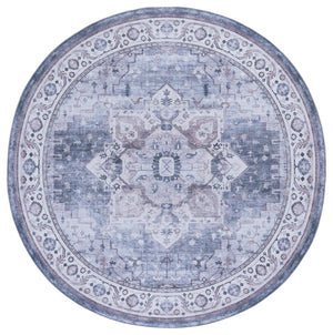 Safavieh Tucson Elegant Area Rug - Stylish Runner With Traditional Design, Durable Comfort & Easy Care Grey ,Light Purple Polyester Pile Tsn233f-6r