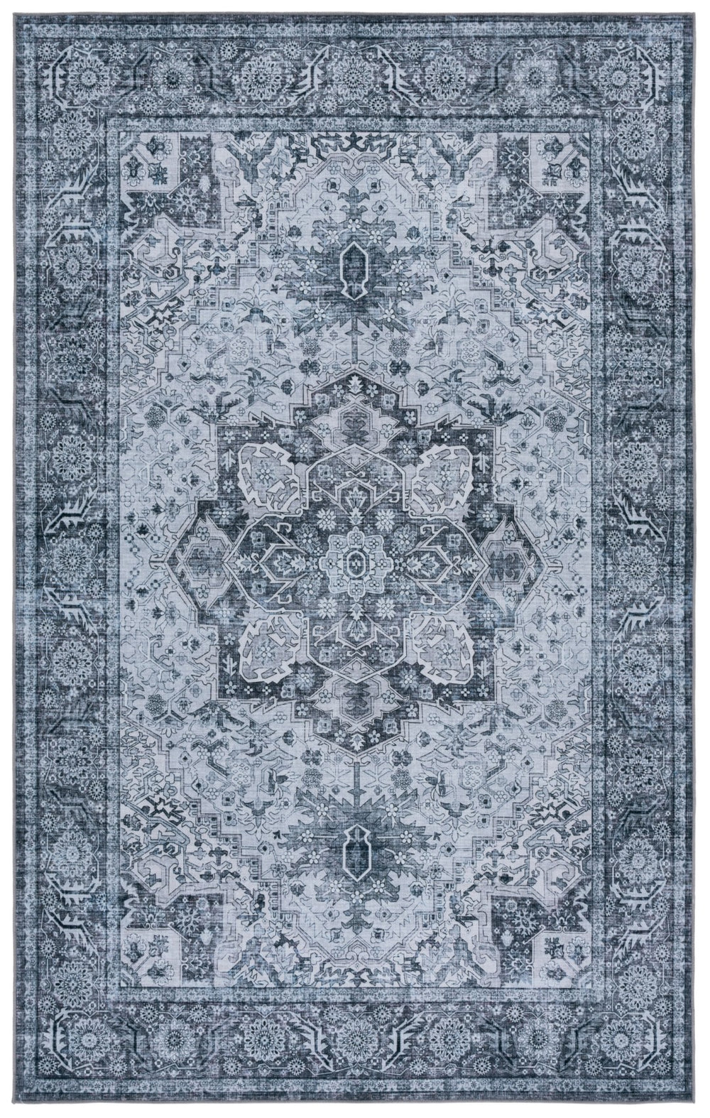 Safavieh Tucson Elegant Area Rug - Sophisticated Design With Washable Feature & Slip Resistant Backing Grey ,Grey Polyester Tsn237f-28