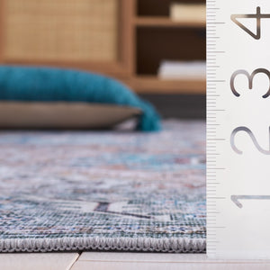 Safavieh Tucson Power Loomed Polyester Area Rug - Washable, Slip-resistant Design For Elegant Living Spaces Copper ,Green Polyester Pile Tsn239t-6r