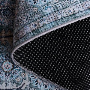 Safavieh Tucson 239t Area Rug - Elegant Copper & Green Design, Washable, Slip Resistant, 5x8 Ft Rectangle Copper ,Green Polyester Pile Tsn239t-5