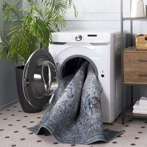 Safavieh Tucson 239t Area Rug - Elegant Copper & Green Design, Washable, Slip Resistant, 5x8 Ft Rectangle Copper ,Green Polyester Pile Tsn239t-5