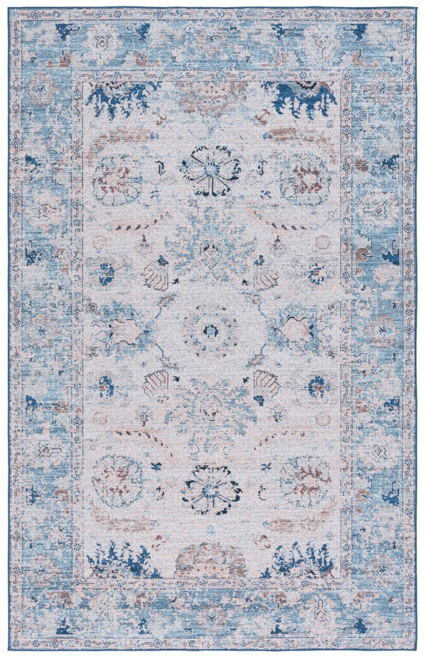Safavieh Tucson 908 Power Loomed Traditional Rug Blue / Beige 5' x 8'