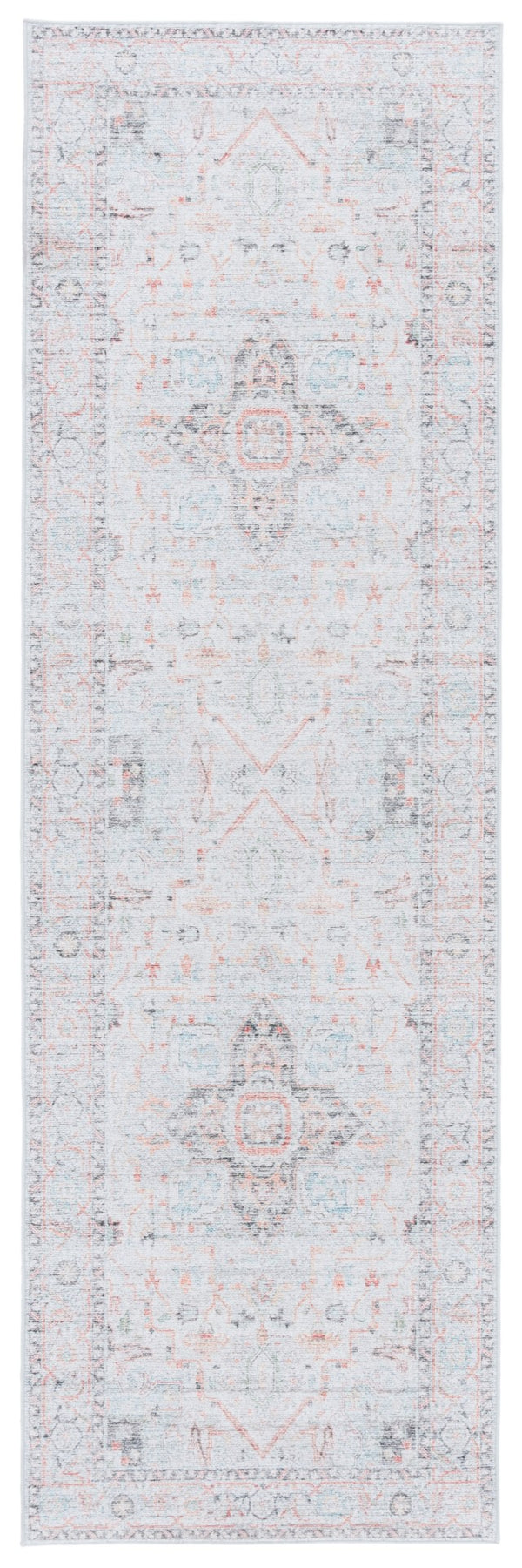 Safavieh Tucson 913 Power Loomed Traditional Rug Light Grey / Light Green 9' x 12'