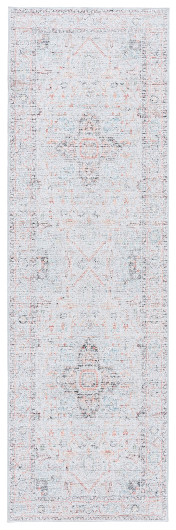 Safavieh Tucson Area Rug: Stylish Light Grey And Green Design, Soft Polyester Pile For Cozy Spaces Light Grey ,Light Green Polyester Pile Tsn913f-4r