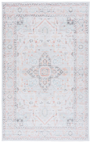 Safavieh Tucson Area Rug: Stylish Light Grey And Green Design, Soft Polyester Pile For Cozy Spaces Light Grey ,Light Green Polyester Pile Tsn913f-4r
