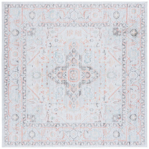 Safavieh Tucson Area Rug: Stylish Light Grey And Green Design, Soft Polyester Pile For Cozy Spaces Light Grey ,Light Green Polyester Pile Tsn913f-4r