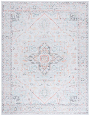 Safavieh Tucson Area Rug: Stylish Light Grey And Green Design, Soft Polyester Pile For Cozy Spaces Light Grey ,Light Green Polyester Pile Tsn913f-4r