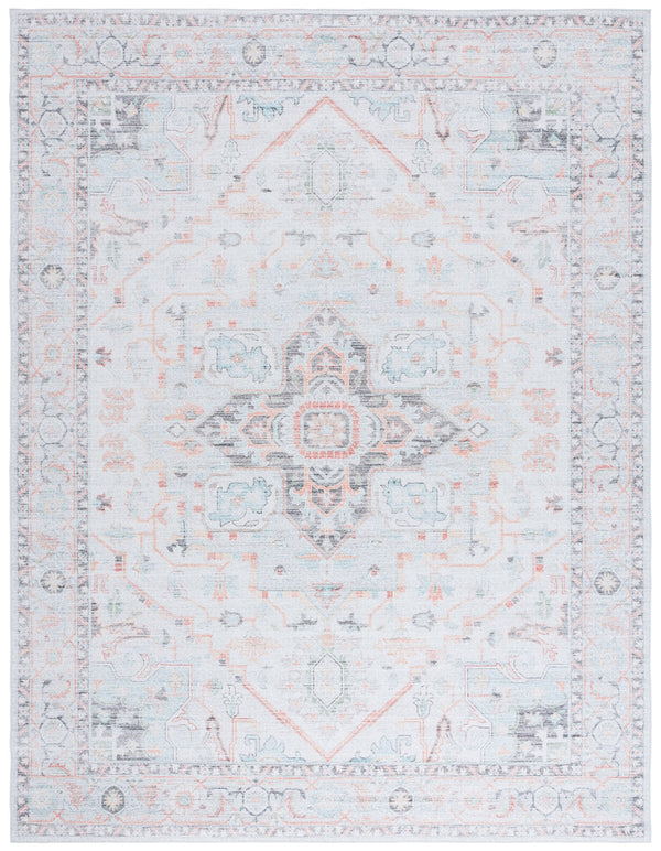 Safavieh Tucson Area Rug: Stylish Light Grey And Green Design, Soft Polyester Pile For Cozy Spaces Light Grey ,Light Green Polyester Pile Tsn913f-4r