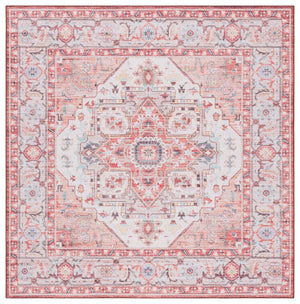 Safavieh Tucson 913 Power Loomed Traditional Rug Light Rust / Beige 6' x 6' Square