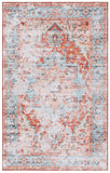 Safavieh Tucson 928 Power Loomed Traditional Rug Turquoise / Rust 5' x 8'