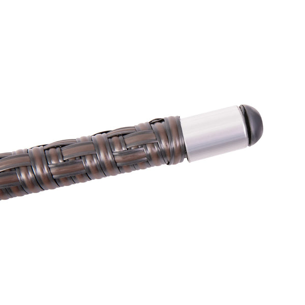 English Elm Jace Commercial Grade Stacking Patio Chair - All-Weather Wicker for Stylish Comfort & Durability Espresso TT-TT002-ESP-GG