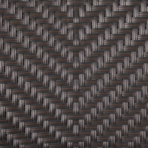 English Elm Jace Commercial Grade Stacking Patio Chair - All-Weather Wicker for Stylish Comfort & Durability Espresso TT-TT002-ESP-GG