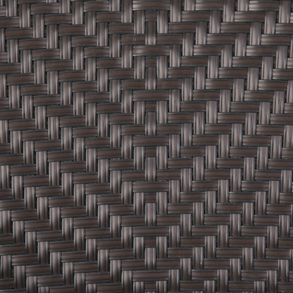 English Elm Jace Commercial Grade Stacking Patio Chair - All-Weather Wicker for Stylish Comfort & Durability Espresso TT-TT002-ESP-GG