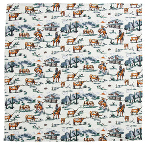 Hiend Accents Ranch Life Tea Towels Set Of 5: Premium Cotton, Stylish Decor, Highly Absorbent For Everyday Use Duffle Bag 100% Cotton Tt2138-01-df