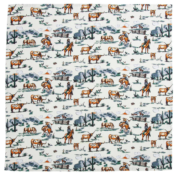 Hiend Accents Ranch Life Tea Towels Set Of 5: Premium Cotton, Stylish Decor, Highly Absorbent For Everyday Use Duffle Bag 100% Cotton Tt2138-01-df