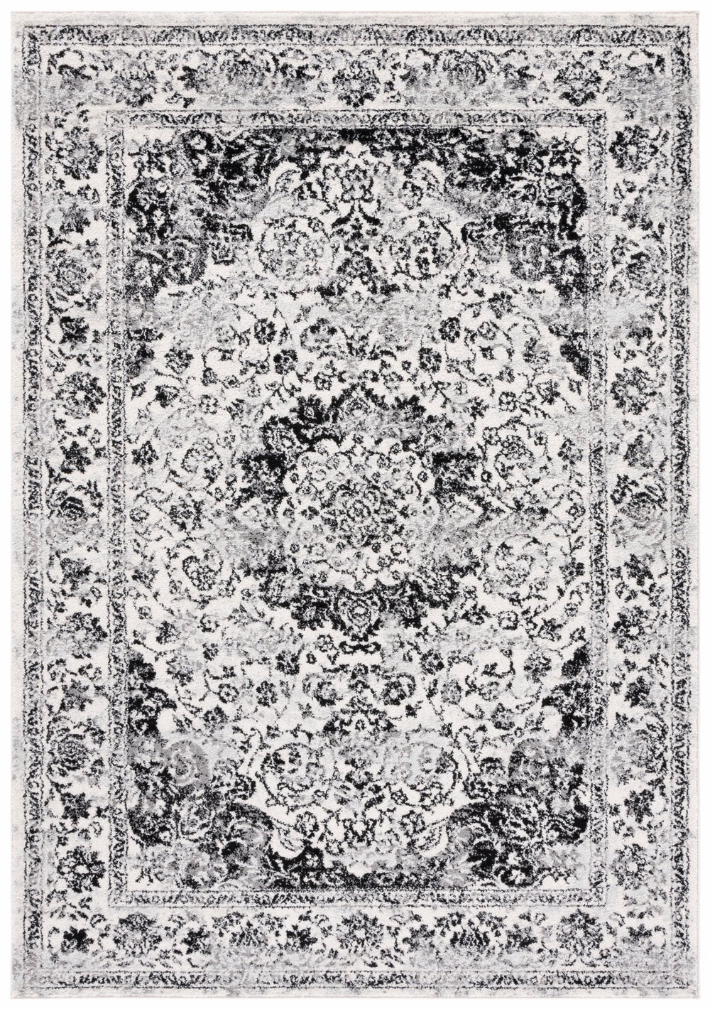 Safavieh Tulum Transitional Area Rug – Timeless Elegance In Ivory And Black For Sophisticated Home Decor Ivory ,Black 60% Polypropylene,40% Jute Tul282a-3r