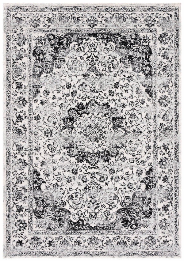 Safavieh Tulum Transitional Area Rug – Timeless Elegance In Ivory And Black For Sophisticated Home Decor Ivory ,Black 60% Polypropylene,40% Jute Tul282a-3r