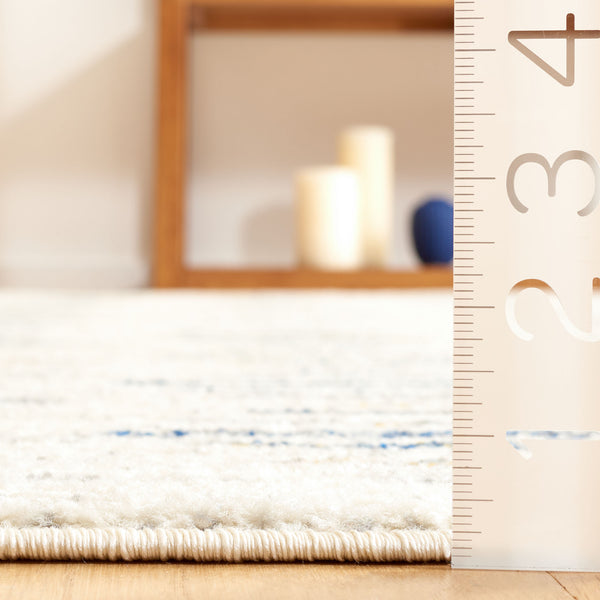 Safavieh Tulum 644 Power Loomed Bohemian Rug Beige / Grey Blue 5'-5" x 7'-7"