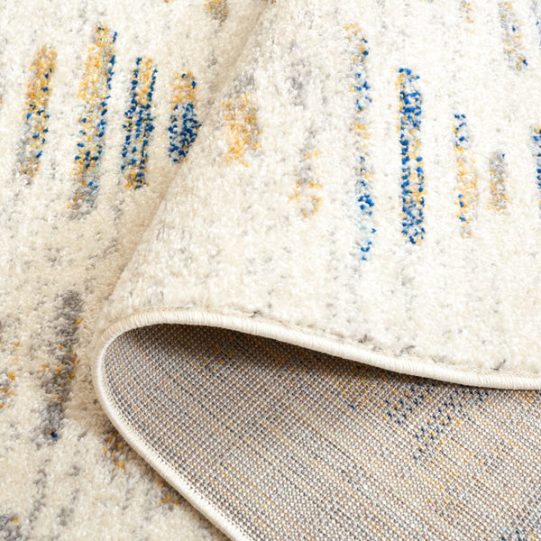 Safavieh Tulum 644 Power Loomed Bohemian Rug Beige / Grey Blue 5'-5" x 7'-7"