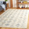 Safavieh Tulum 644 Power Loomed Bohemian Rug Beige / Grey Blue 5'-5" x 7'-7"