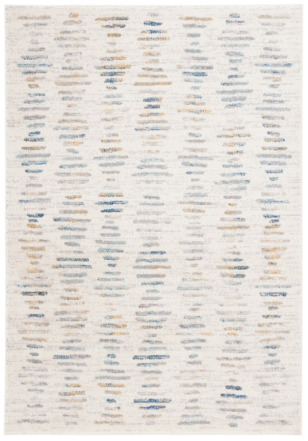 Safavieh Tulum 644 Power Loomed Bohemian Rug Beige / Grey Blue 5'-5" x 7'-7"