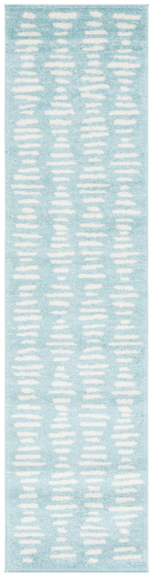 Safavieh Tulum 644 Power Loomed Bohemian Rug Turquoise / Ivory 9' x 12'