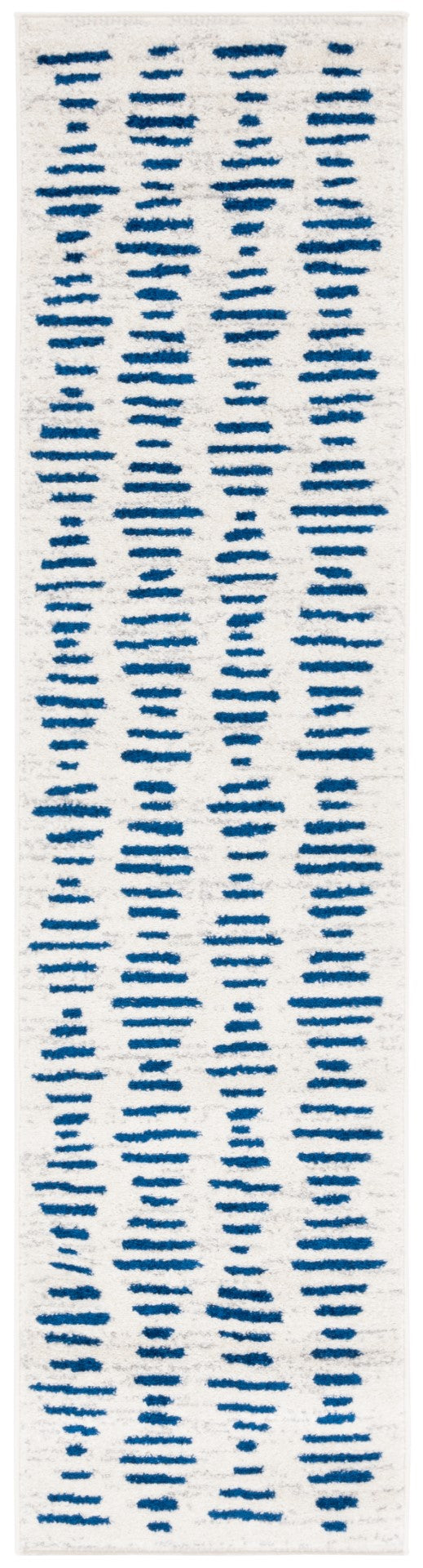 Safavieh Tulum 644 Power Loomed Bohemian Rug Ivory / Navy 9' x 12'