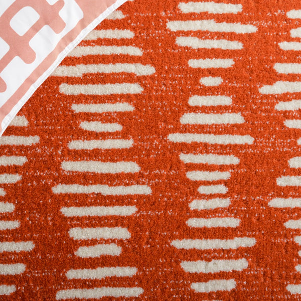 Safavieh Tulum 644 Power Loomed Bohemian Rug Rust / Ivory 5'-5" x 7'-7"