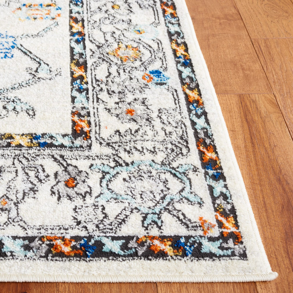 Safavieh Tulum 661 Power Loomed  Rug Ivory Grey / Blue Rust TUL661A-9
