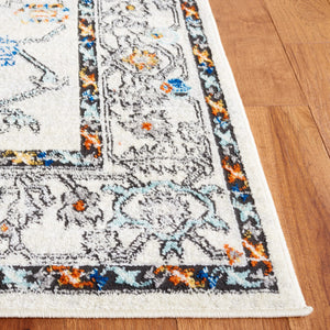Safavieh Tulum 661 Power Loomed  Rug Ivory Grey / Blue Rust TUL661A-9